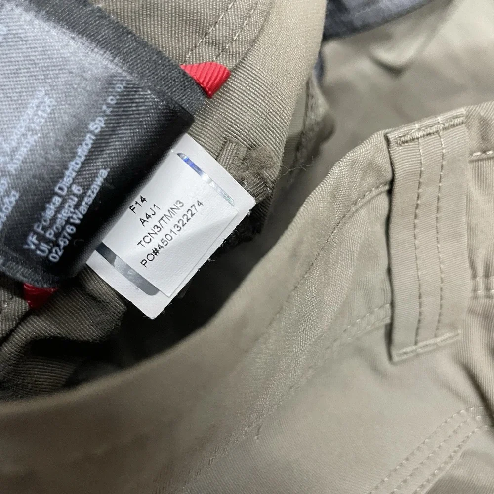The North Face Brown Men Hiking Outdoor Pants Sz 32 Brown Technical